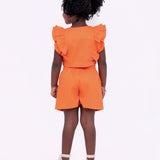Conjunto short saia Buque De Flores infantil feminino Antonita para meninas de 4 a 16 anos