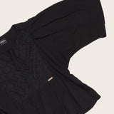 Bata com detalhe de renda infantil feminino Antonita para meninas