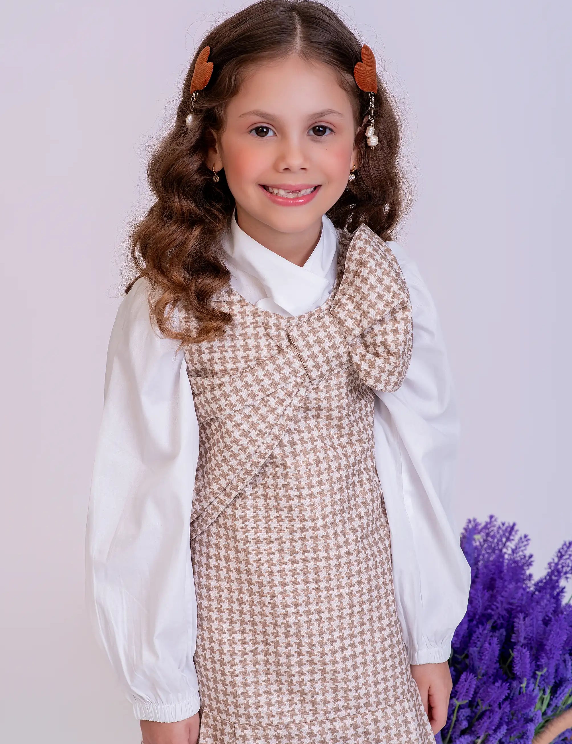 Vestido com estampa Provance infantil feminino Antonita para meninas 