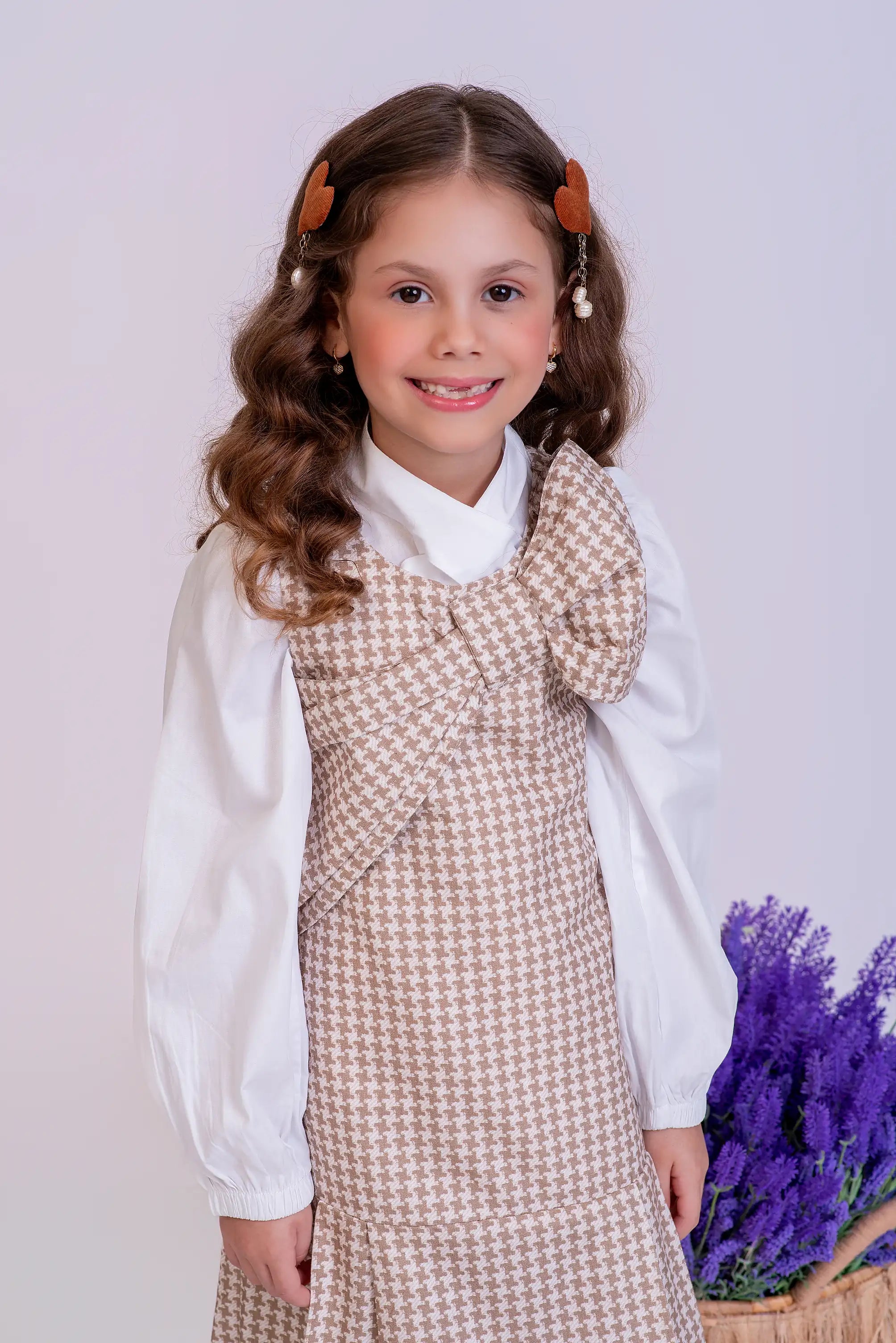 Vestido com estampa Provance infantil feminino Antonita para meninas 