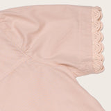 Conjunto rosa com blusa e short infantil feminino Antonita para meninas