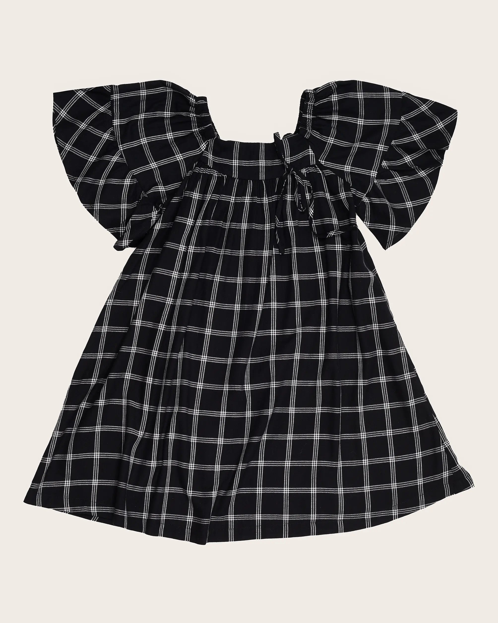 Vestido com estampa xadrez infantil feminino Antonita