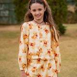 Conjunto com estampa teddy infantil feminino Antonita para meninas