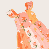 Vestido midi com estampa Brilho do Jardim infantil feminino Antonita para meninas de 4 a 16 anos