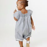Romper infantil feminino Antonita com estampa de abelhas, ideal para meninas de 2 a 10 anos