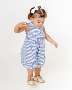 Romper com estampa listrada infantil feminino Antonita para meninas de 0 a 3 anos