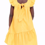 Vestido curto com estampa Buque De Flores infantil feminino Antonita para meninas de 4 a 16 anos
