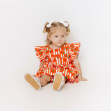 Conjunto com estampa Tomatinhos infantil feminino Antonita para meninas de 0 a 3 anos