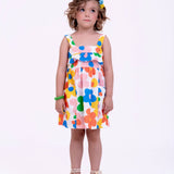 Vestido com estampa Florescer infantil feminino Antonita para meninas de 4 a 16 anos