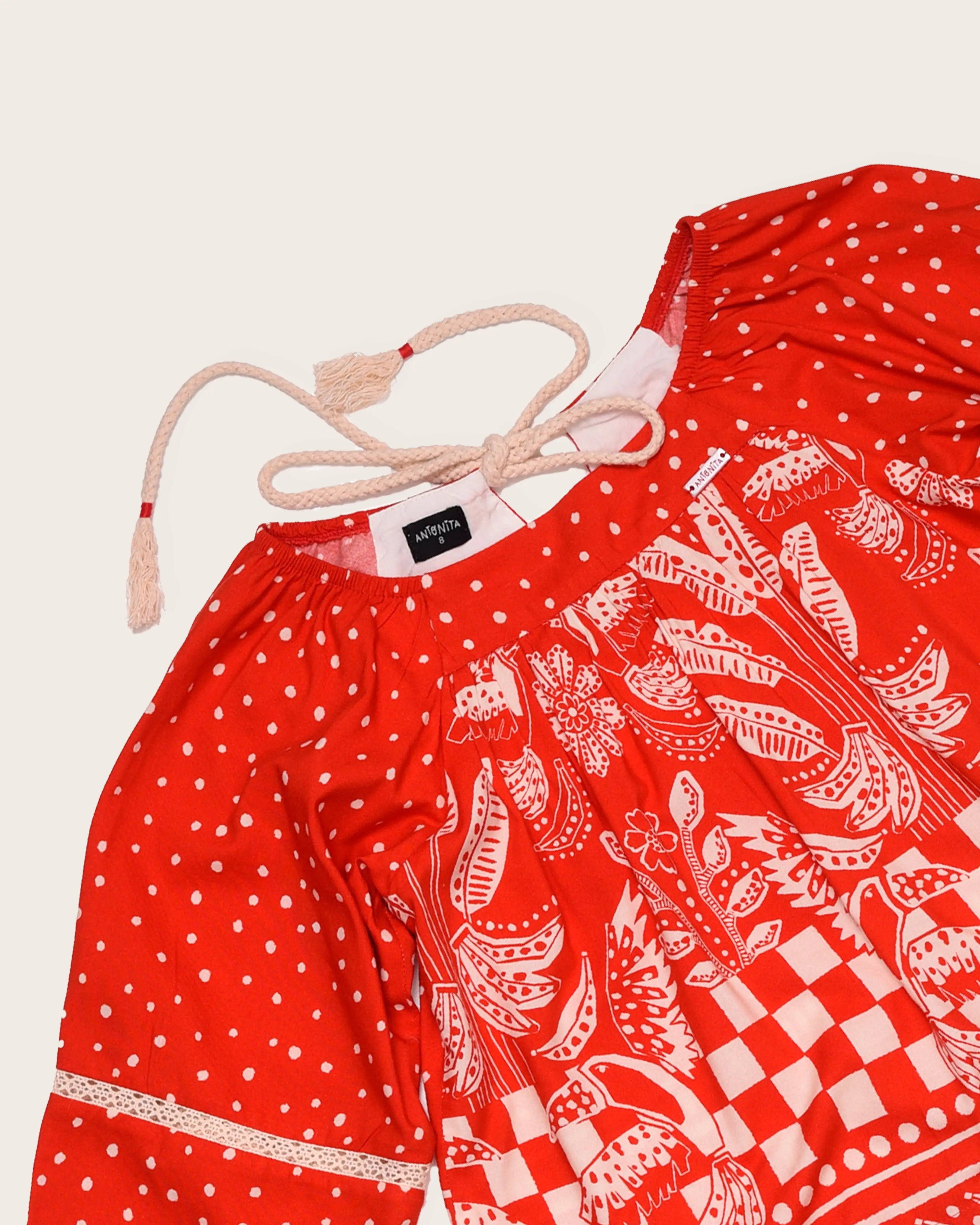 Conjunto short com blusa de estampa floral infantil feminino Antonita para meninas 