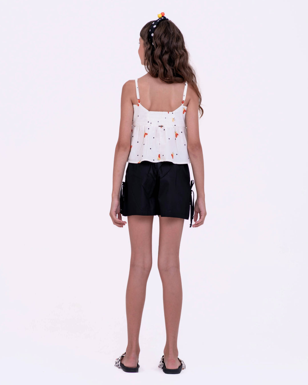 Conjunto com estampa de abelhas infantil feminino Antonita para meninas de 10 a 16 anos