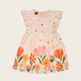 Vestido curto com estampa Brilho das Flores infantil feminino Antonita para meninas de 2 a 10 anos