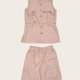 Conjunto com estampa Provance infantil feminino Antonita para meninas