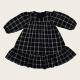 Vestido com estampa xadrez infantil feminino Antonita para meninas