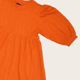 Vestido com textura lúdica infantil feminino Antonita para meninas