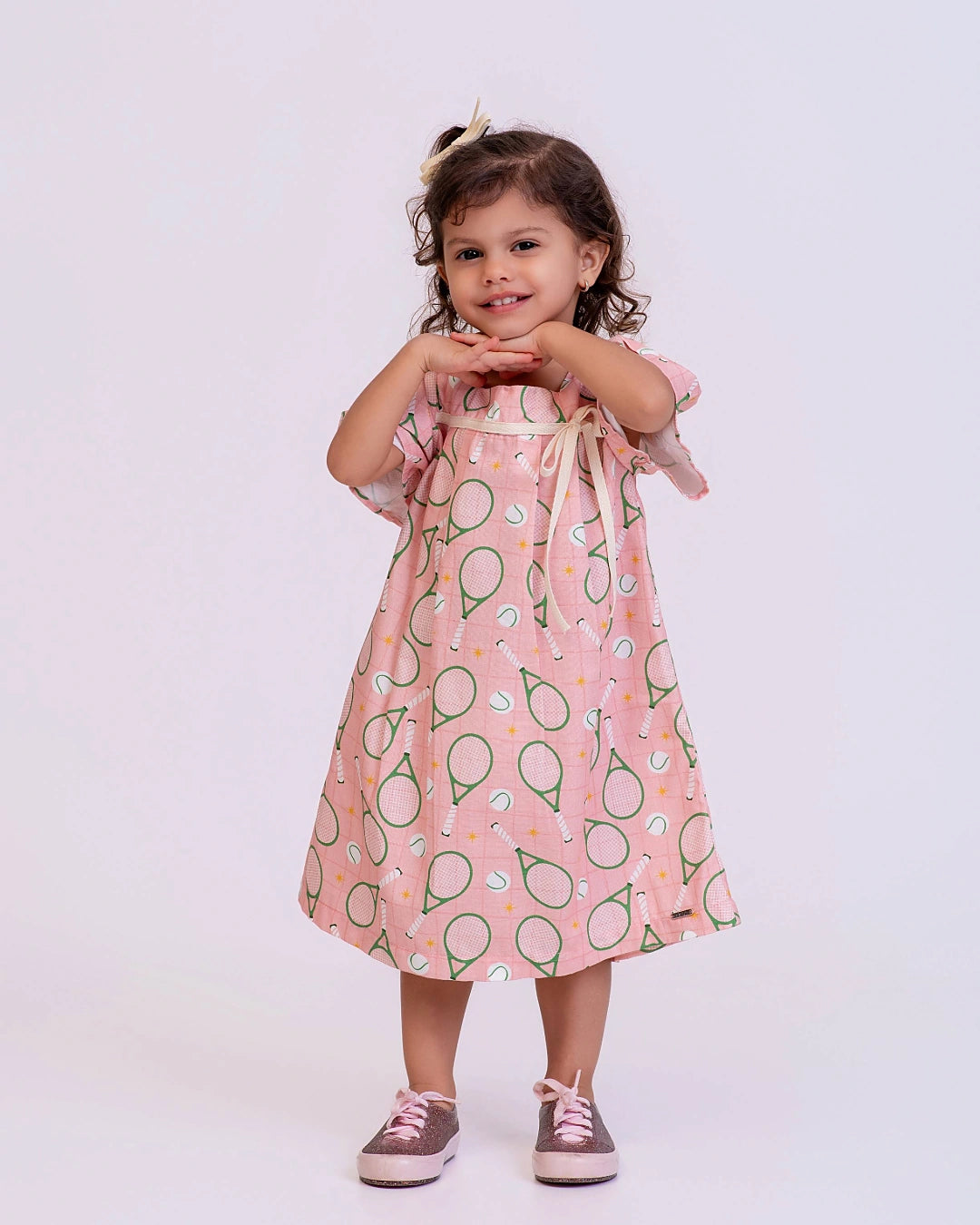 Vestido com estampa Tennis infantil feminino Antonita para meninas 