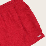 Short saia vermelho com pregas infantil feminino Antonita para meninas 