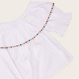 Bata cigana folk com detalhes coloridos infantil feminino Antonita para meninas 