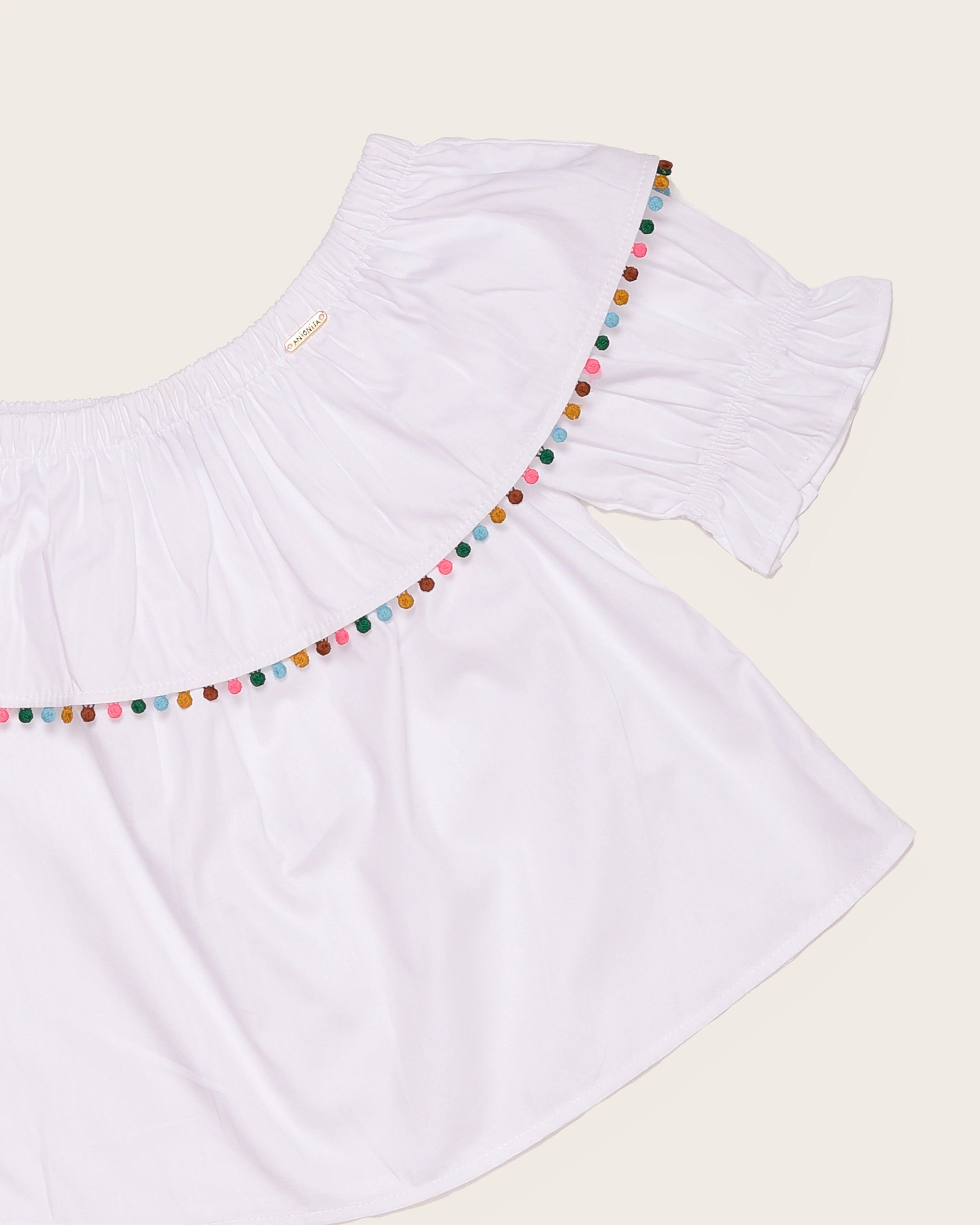Bata cigana folk com detalhes coloridos infantil feminino Antonita para meninas 