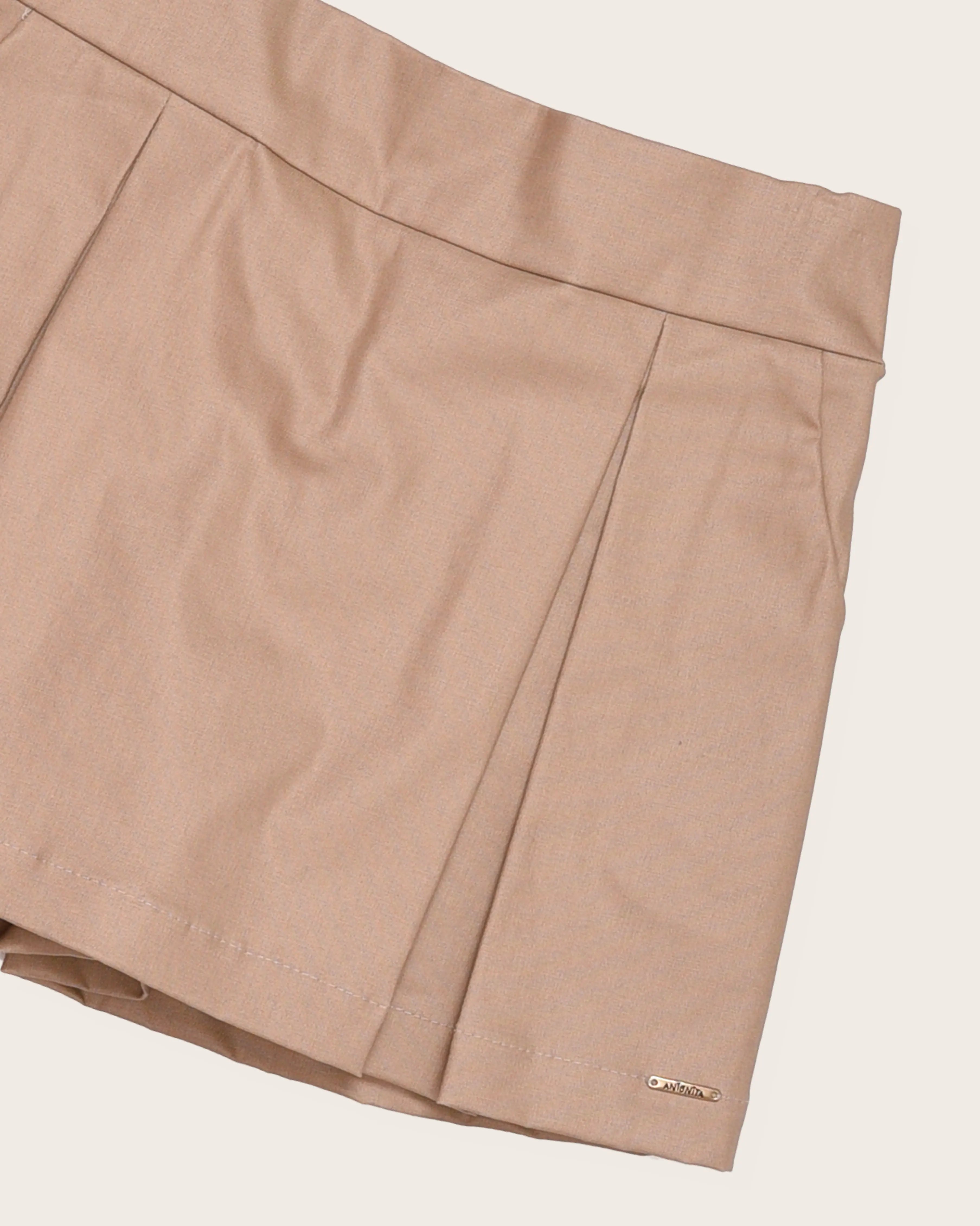 Short curto com pregas infantil feminino Antonita para meninas 