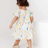 Romper com estampa Chuva E Sol infantil feminino Antonita para meninas de 2 a 10 anos