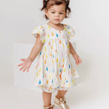 Romper com estampa Chuva E Sol infantil feminino Antonita para meninas de 2 a 10 anos