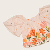 Conjunto com estampa floral Brilho Do Jardim infantil feminino Antonita para meninas de 4 a 16 anos