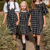 Vestido com estampa xadrez infantil feminino Antonita