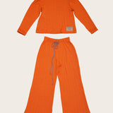 Conjunto de calça e blusa com textura infantil feminino Antonita para meninas 