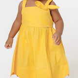 Vestido com laço e saia ampla infantil feminino Antonita para meninas de 0 a 3 anos