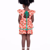 Conjunto com estampa Tomatinhos infantil feminino Antonita para meninas de 2 a 10 anos
