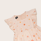 Vestido curto com estampa Brilho das Flores infantil feminino Antonita para meninas de 2 a 10 anos