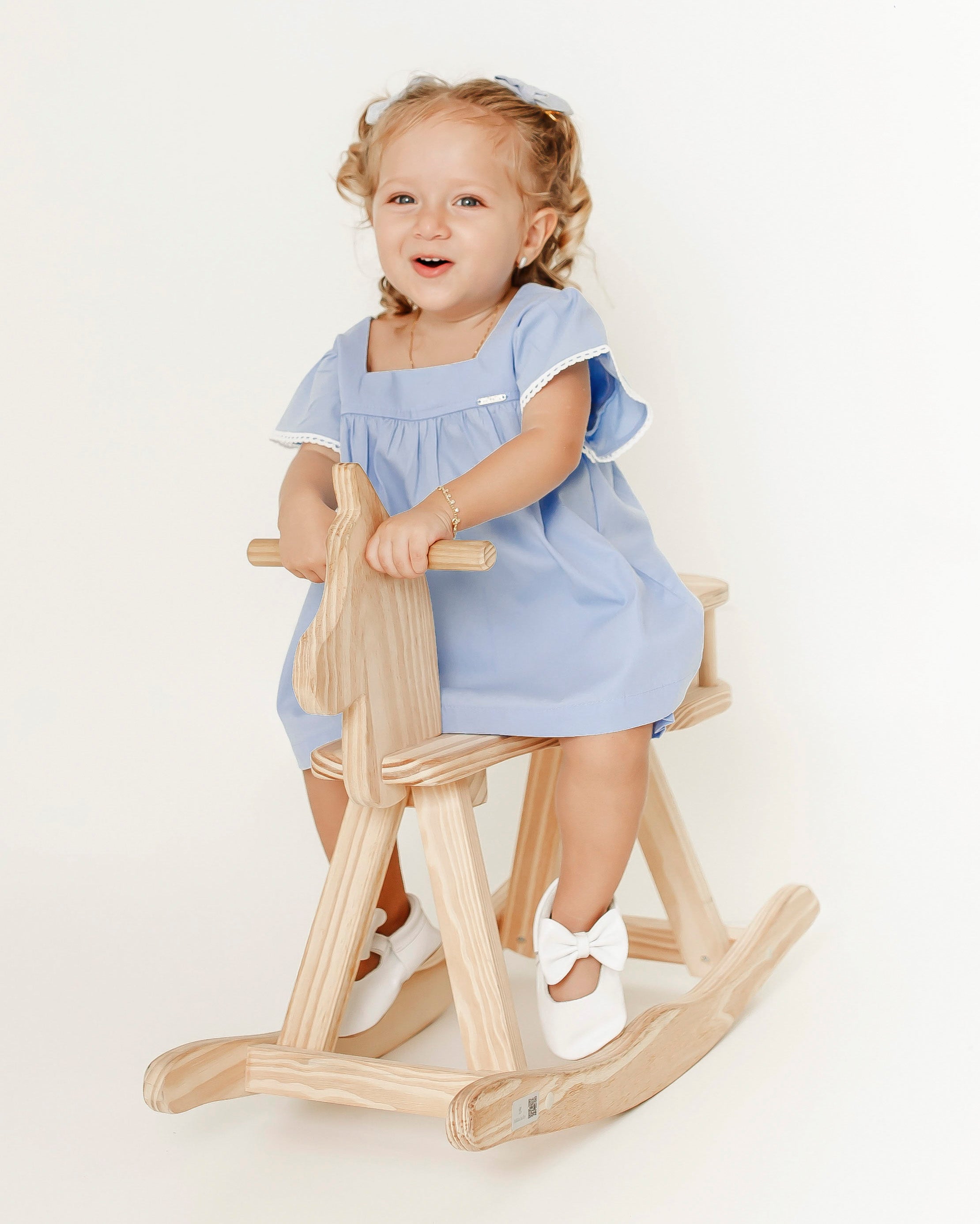 Conjunto com blusa de alças e saia estampada infantil feminino Antonita para meninas de 0 a 3 anos