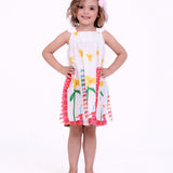 Vestido com estampa Centopeia infantil feminino Antonita para meninas de 2 a 10 anos
