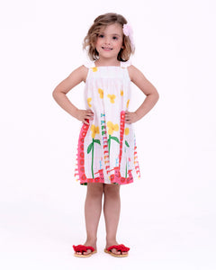 Vestido com estampa Centopeia infantil feminino Antonita para meninas de 2 a 10 anos