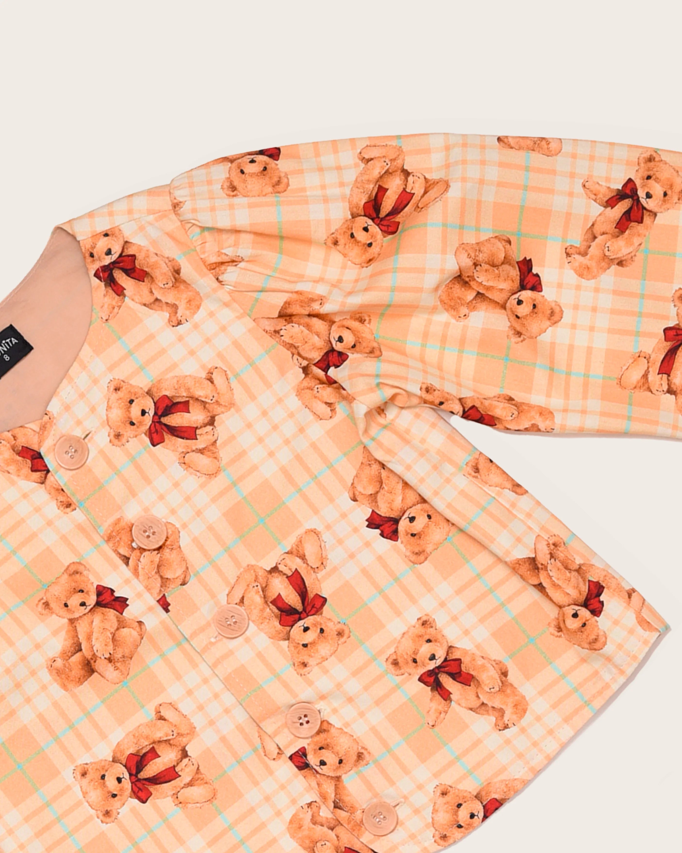 Conjunto com estampa teddy infantil feminino Antonita para meninas