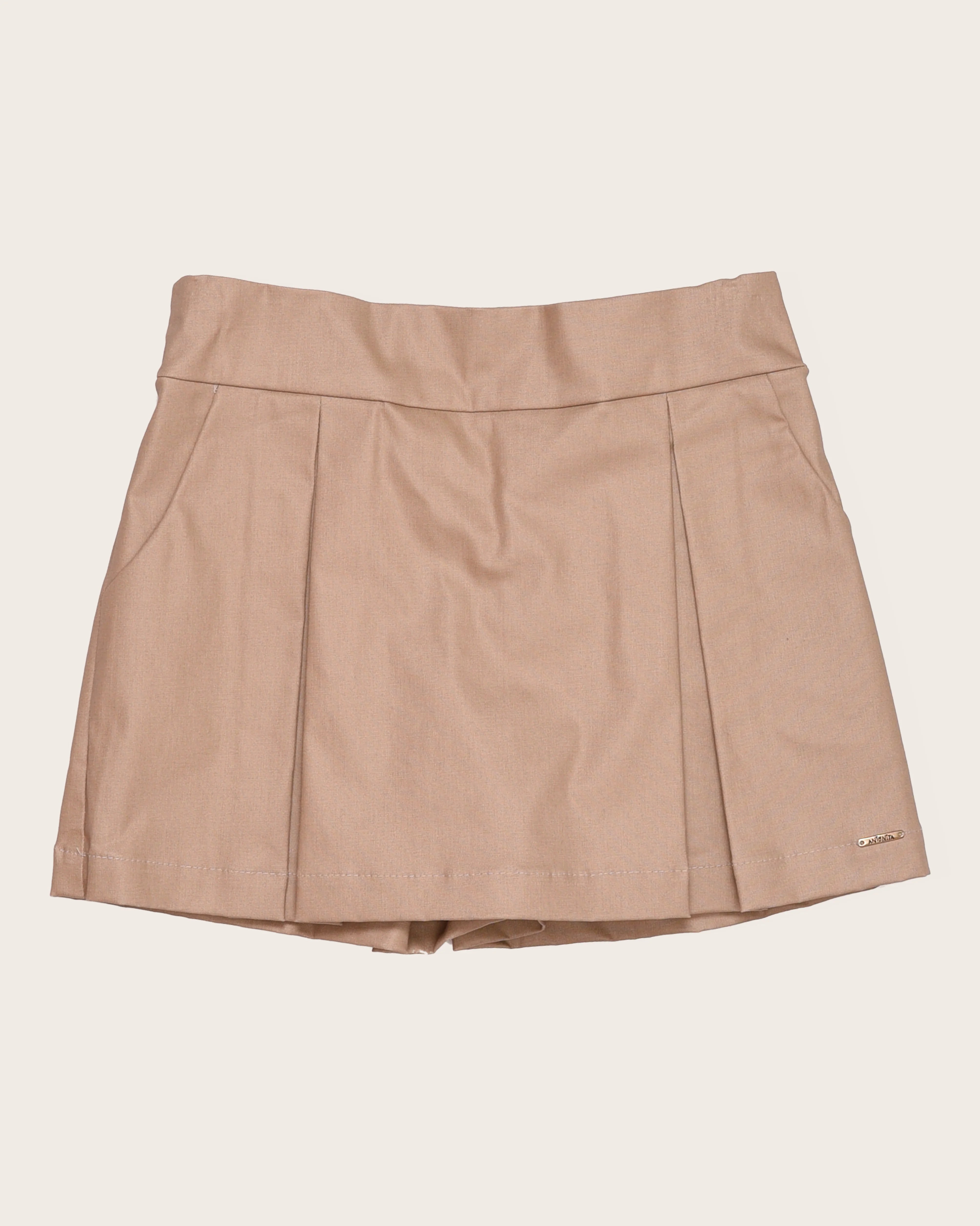 Short curto com pregas infantil feminino Antonita para meninas 