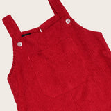Macacão longo vermelho infantil feminino Antonita para meninas 