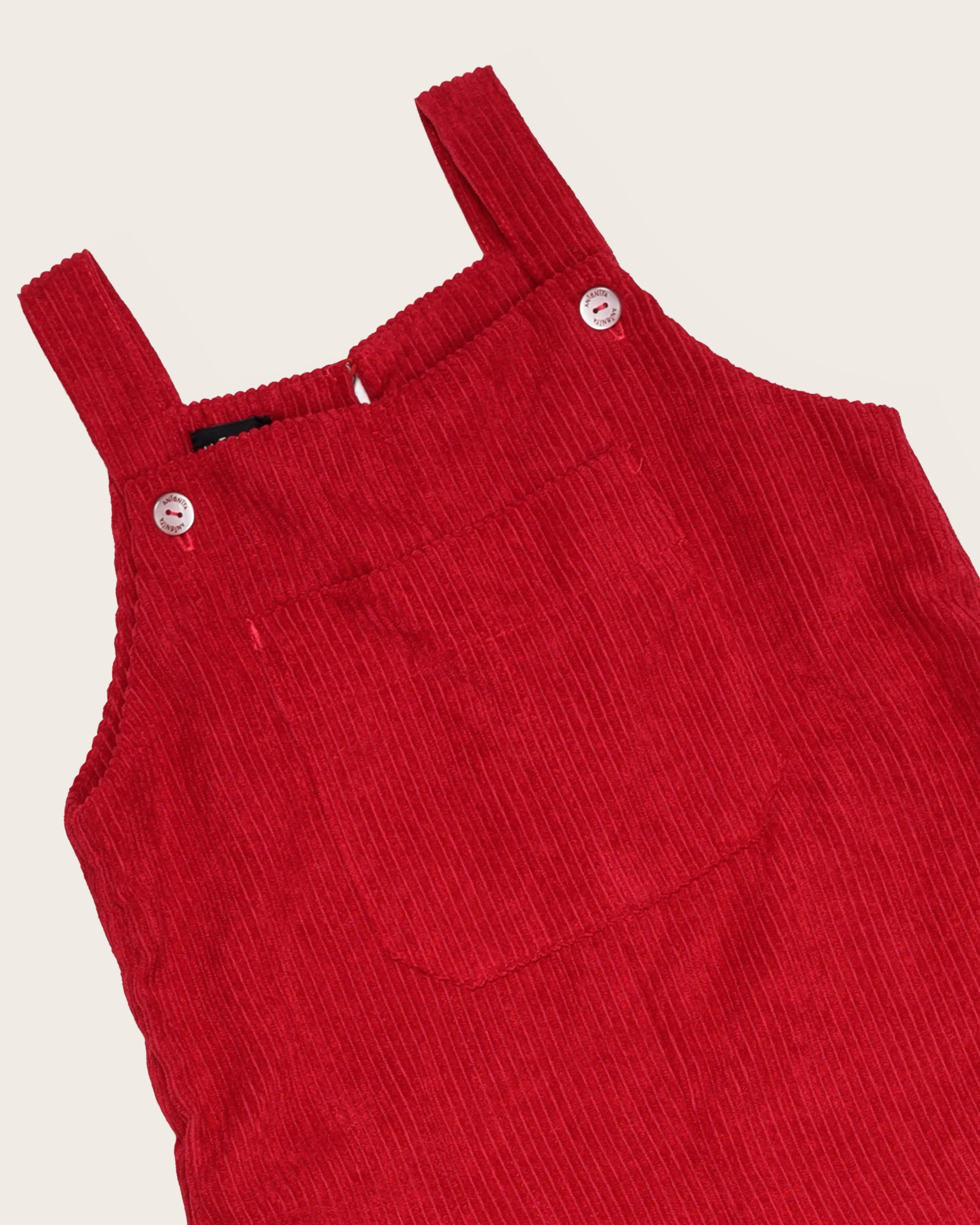 Macacão longo vermelho infantil feminino Antonita para meninas 