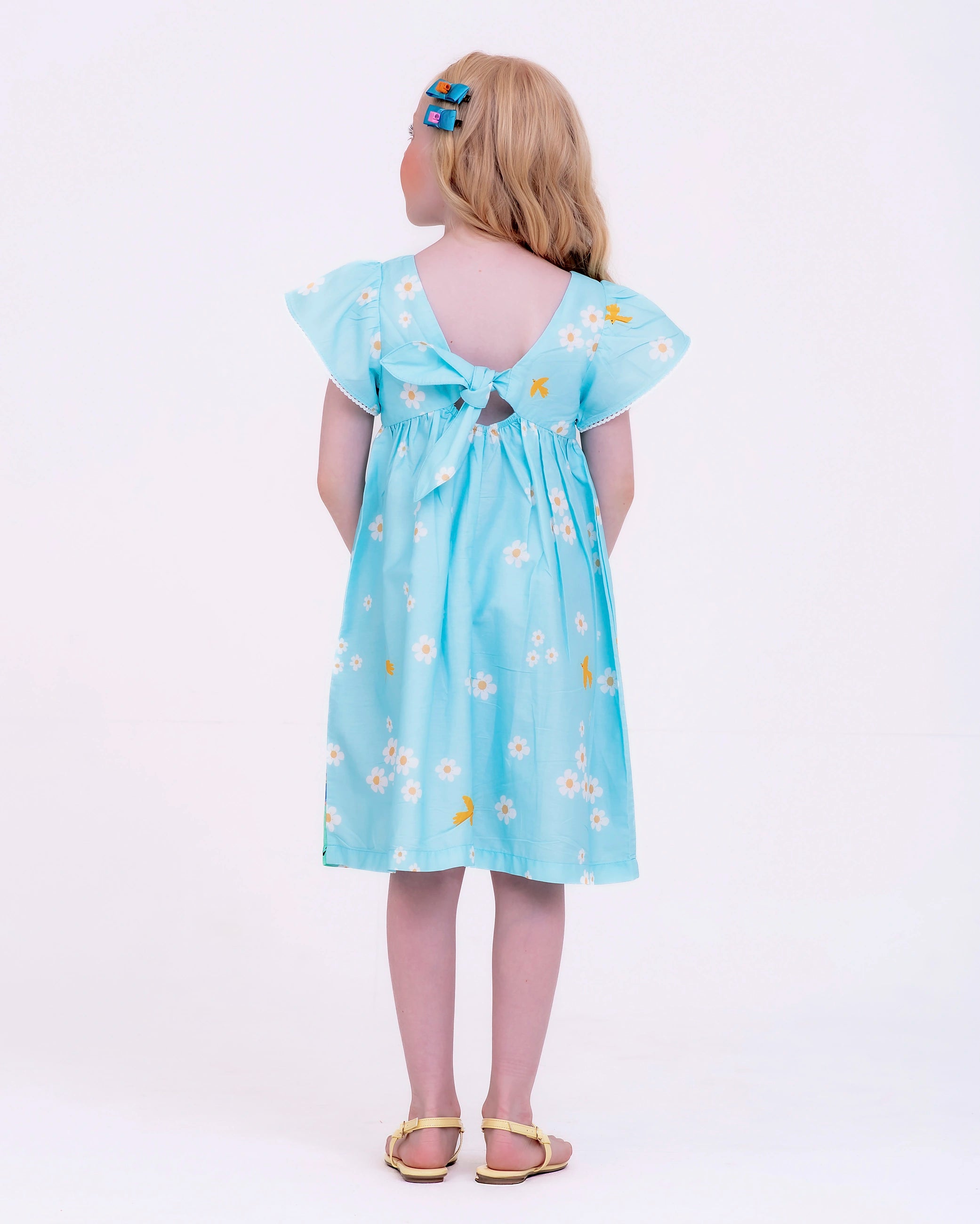 Vestido com estampa Dia Perfeito infantil feminino Antonita para meninas de 2 a 10 anos