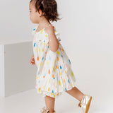 Romper com estampa Chuva E Sol infantil feminino Antonita para meninas de 2 a 10 anos