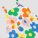 Vestido com estampa de flores coloridas infantil feminino Antonita para meninas de 2 a 10 anos