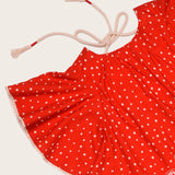 Vestido curto com estampa Tukee Red infantil feminino Antonita para meninas