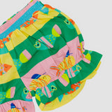 Conjunto com estampa de peixinhos coloridos infantil feminino Antonita para meninas de 0 a 3 anos
