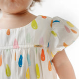 Romper com estampa Chuva E Sol infantil feminino Antonita para meninas de 2 a 10 anos