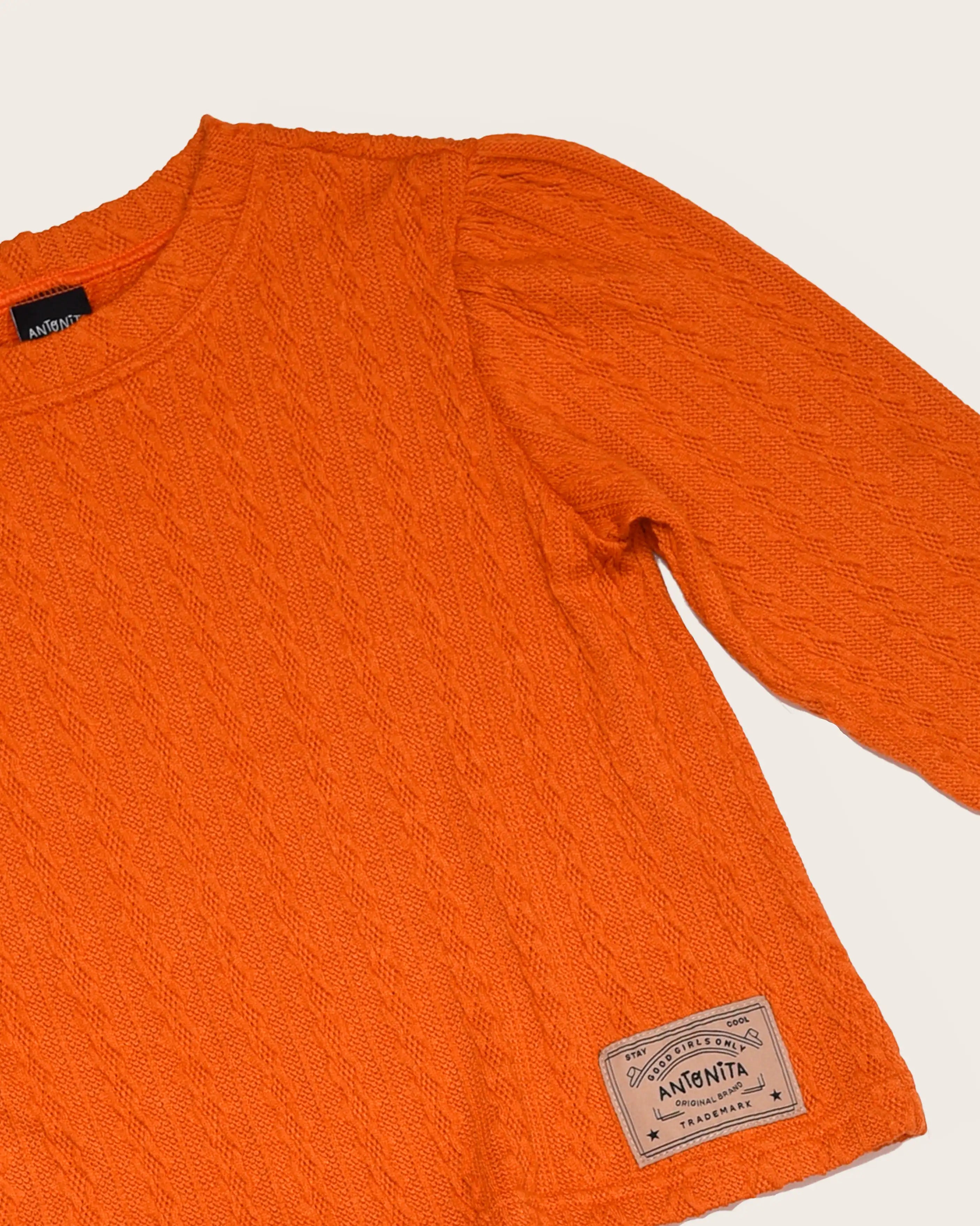 Conjunto de calça e blusa com textura infantil feminino Antonita para meninas 