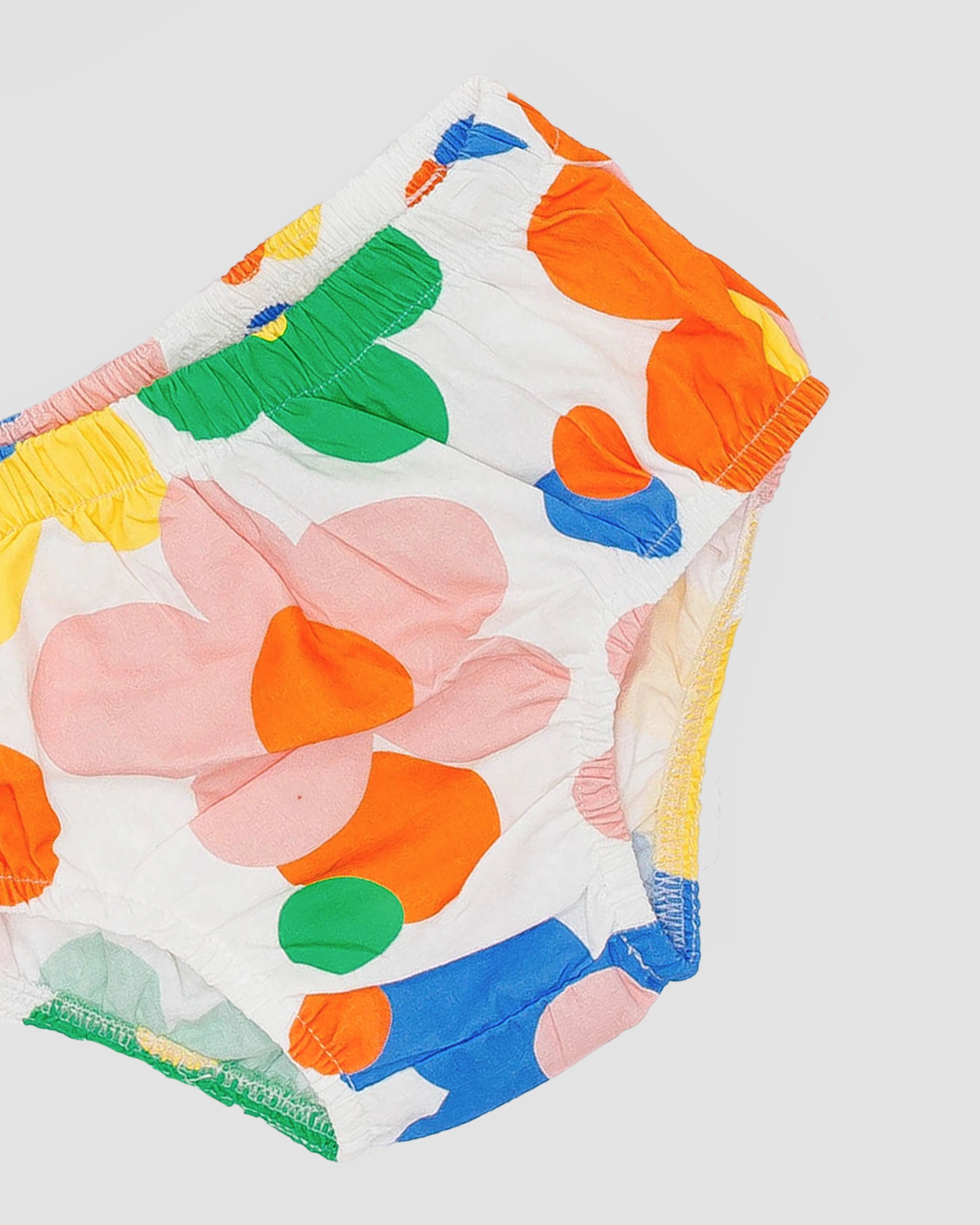 Vestido com estampa de flores coloridas infantil feminino Antonita para meninas de 2 a 10 anos