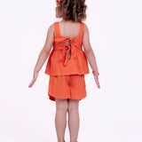 Conjunto com estampa Buque De Flores infantil feminino Antonita para meninas de 2 a 10 anos