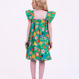 Vestido com estampa Bela Arte infantil feminino Antonita para meninas de 4 a 16 anos