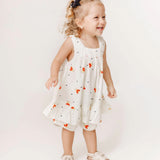 Romper leve com estampa de joaninhas infantil feminino Antonita para meninas de 0 a 3 anos
